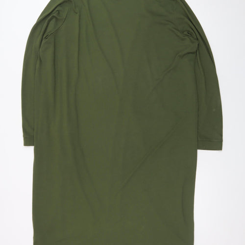 Red Herring Women's Green Longline Cardigan Size 16