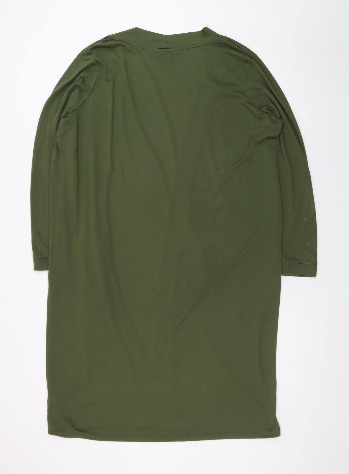 Red Herring Women's Green Longline Cardigan Size 16
