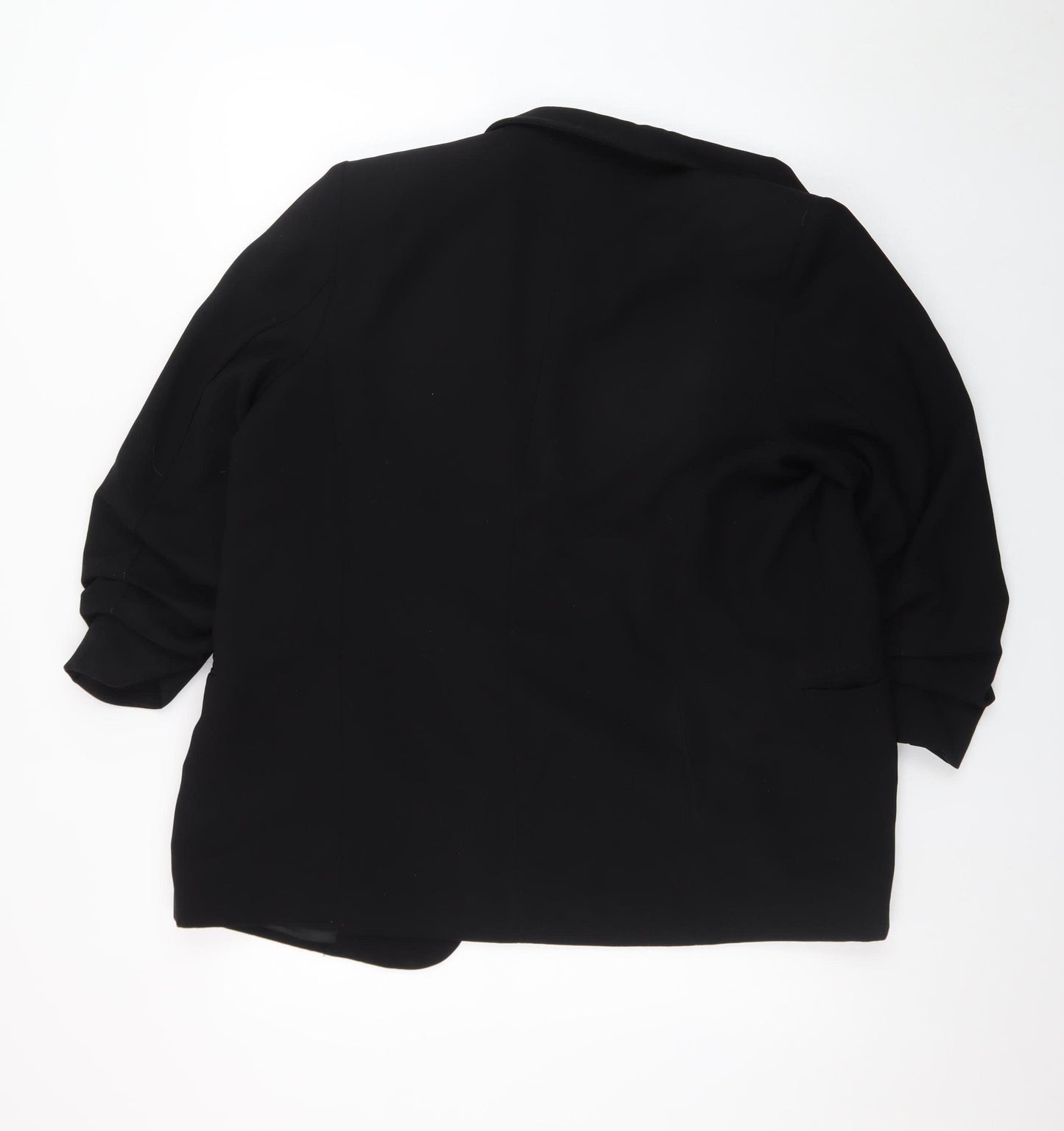 Marks and Spencer Women Black Classic Blazer UK 14 Regular Fit
