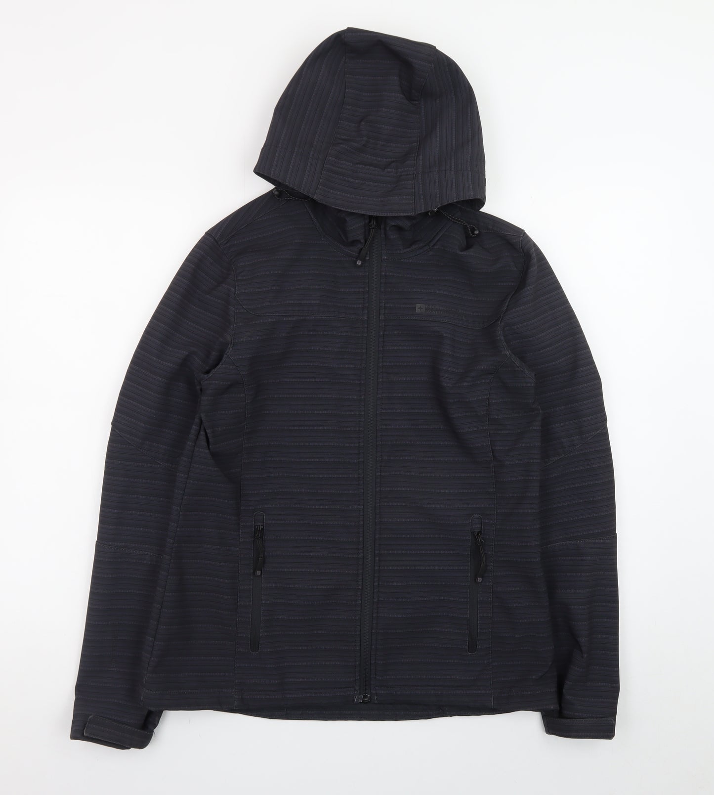 Mountain Warehouse Women's Black Softshell Hooded Jacket UK 10