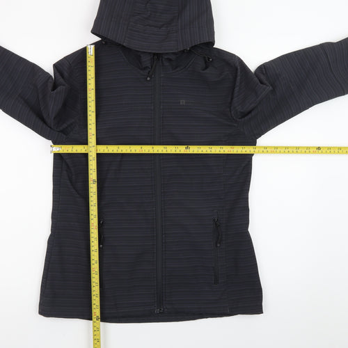 Mountain Warehouse Women's Black Softshell Hooded Jacket UK 10