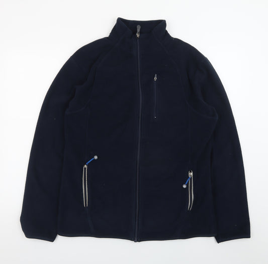 Cedar Wood State Men’s Blue Fleece Full Zip Jacket L