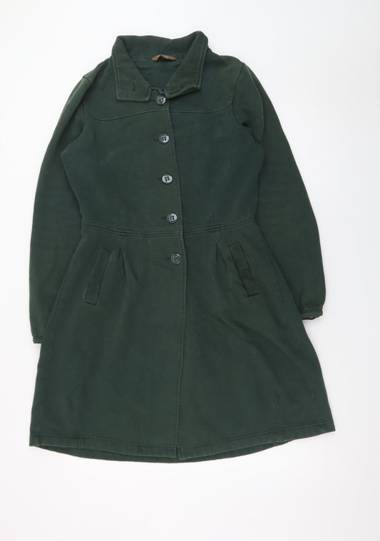 Sandwich Women's Green Mid-Length Cotton Overcoat Size S