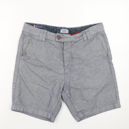 Le Shark Men's Grey Chino Shorts Medium Regular Fit