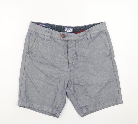Le Shark Men's Grey Chino Shorts Medium Regular Fit