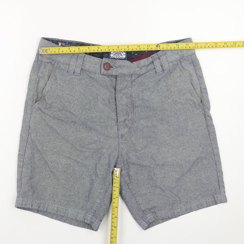 Le Shark Men's Grey Chino Shorts Medium Regular Fit