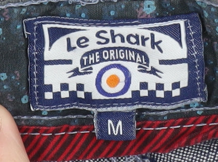 Le Shark Men's Grey Chino Shorts Medium Regular Fit