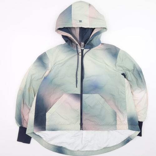 Sweaty Betty Womens Multicoloured XS Hooded Windbreaker Jacket