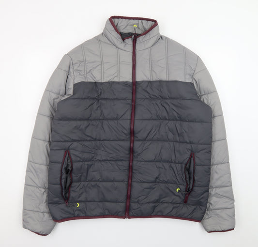 Regatta Mens Grey XL Puffer Jacket Lightweight Insulated Outdoor Coat