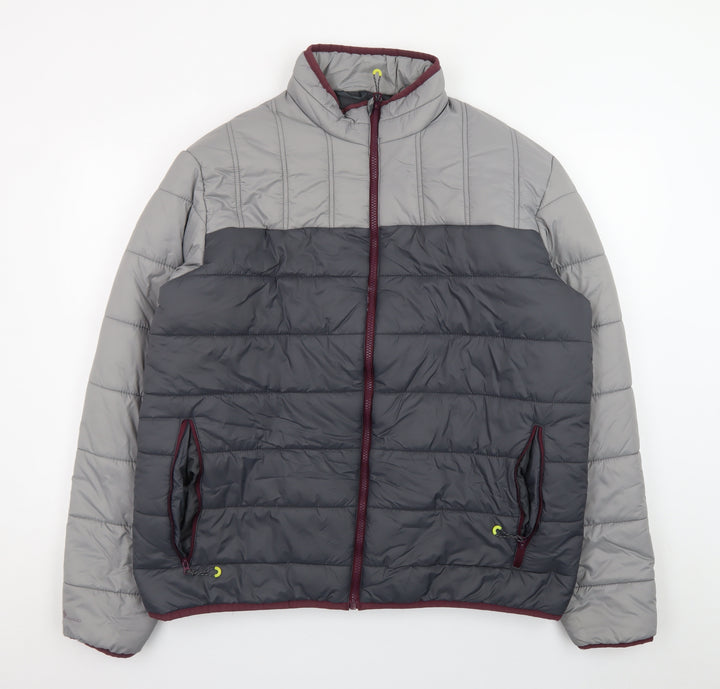 Regatta Mens Grey XL Puffer Jacket Lightweight Insulated Outdoor Coat