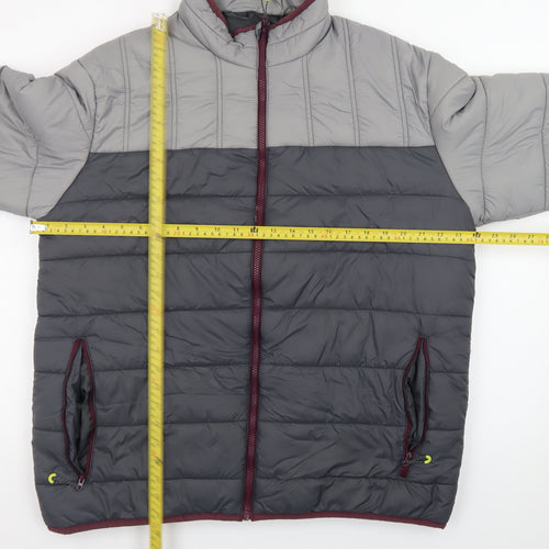 Regatta Mens Grey XL Puffer Jacket Lightweight Insulated Outdoor Coat