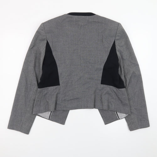 Marks and Spencer Women’s Grey Blazer Size 14 Regular Fit Work Jacket