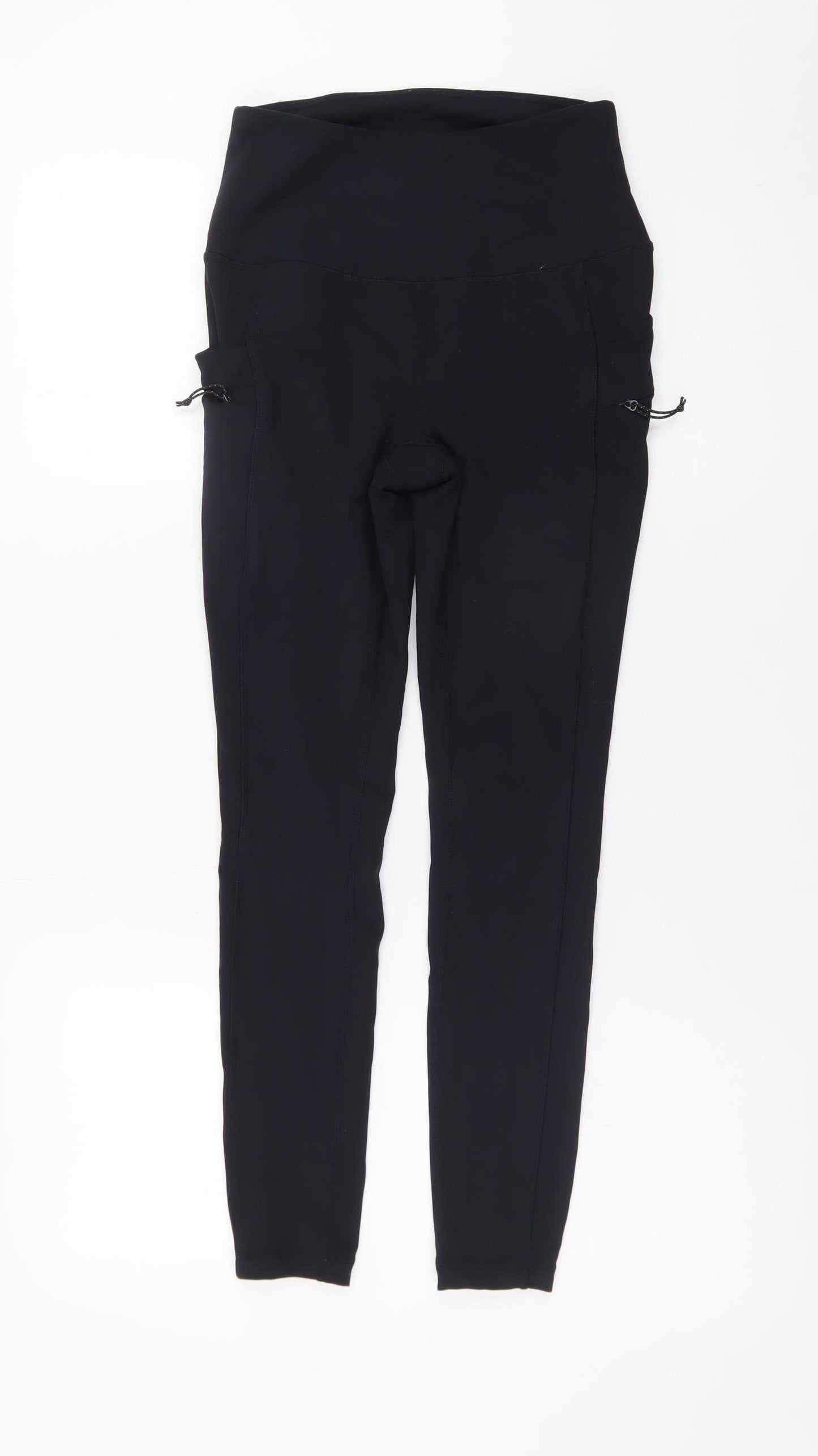Avalanche Women’s Black XS High Rise Stretch Leggings with Pockets