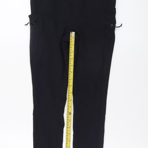 Avalanche Women’s Black XS High Rise Stretch Leggings with Pockets