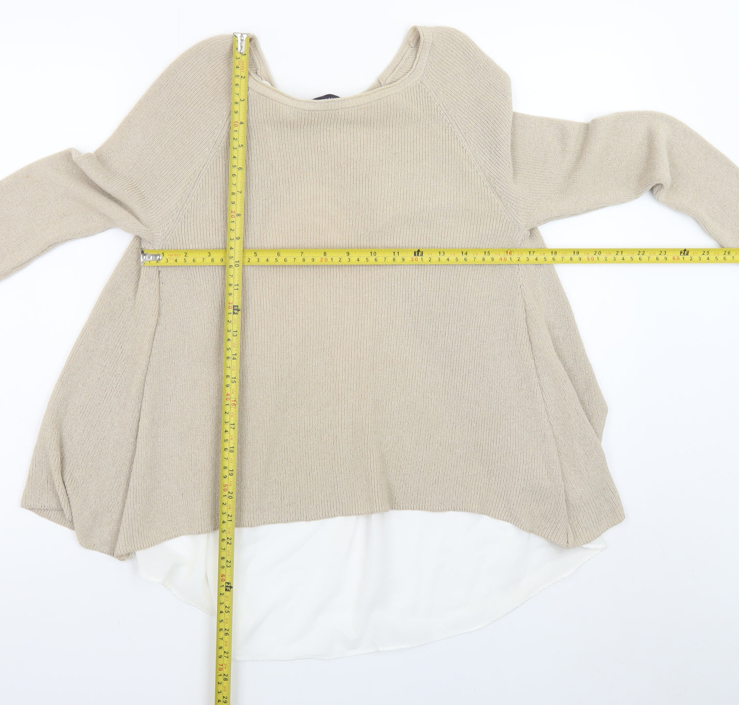 Marks and Spencer Womens Beige Size 12 Pullover Jumper