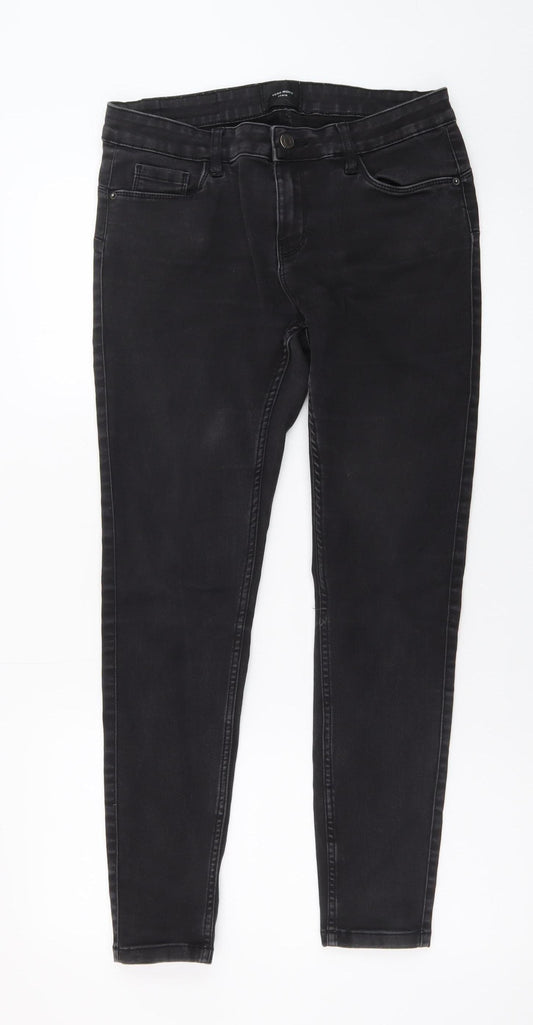 Vero Moda Women's Black Skinny Jeans M 30in Slim Fit Denim