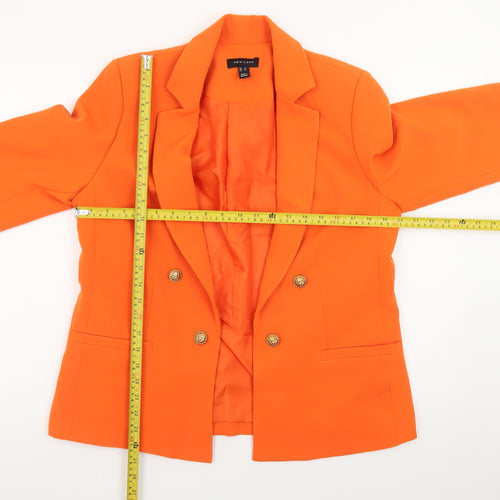 New Look Women’s Orange Double Breasted Blazer UK 12