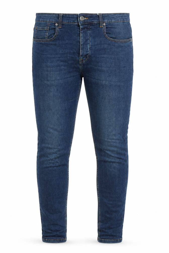 Fluid Men’s Blue Skinny Fit Denim Jeans 34W 32L