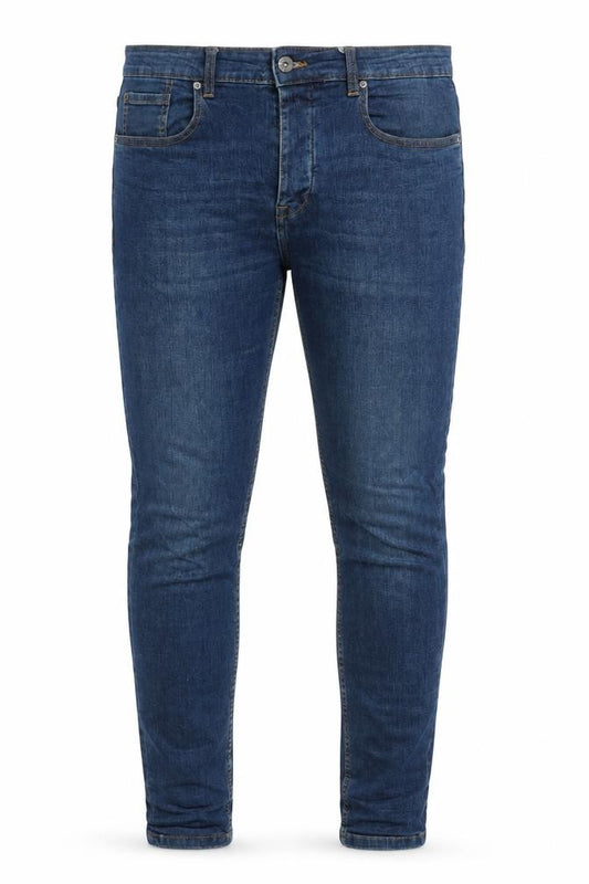 Fluid Men’s Blue Skinny Fit Denim Jeans 34W 32L