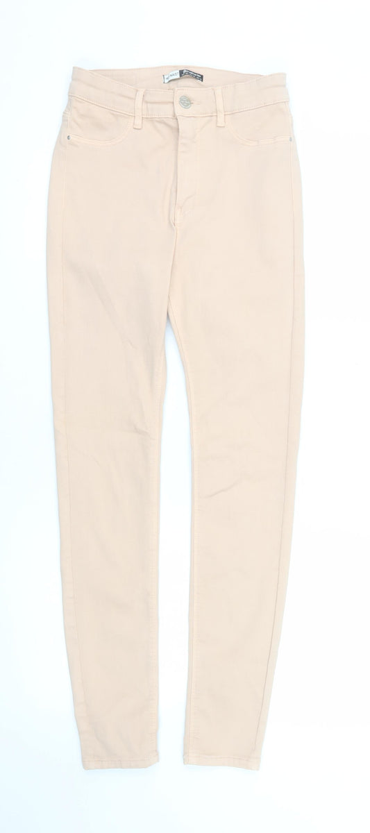 Stradivarius Women’s Beige High Waist Skinny Jeans Size 10