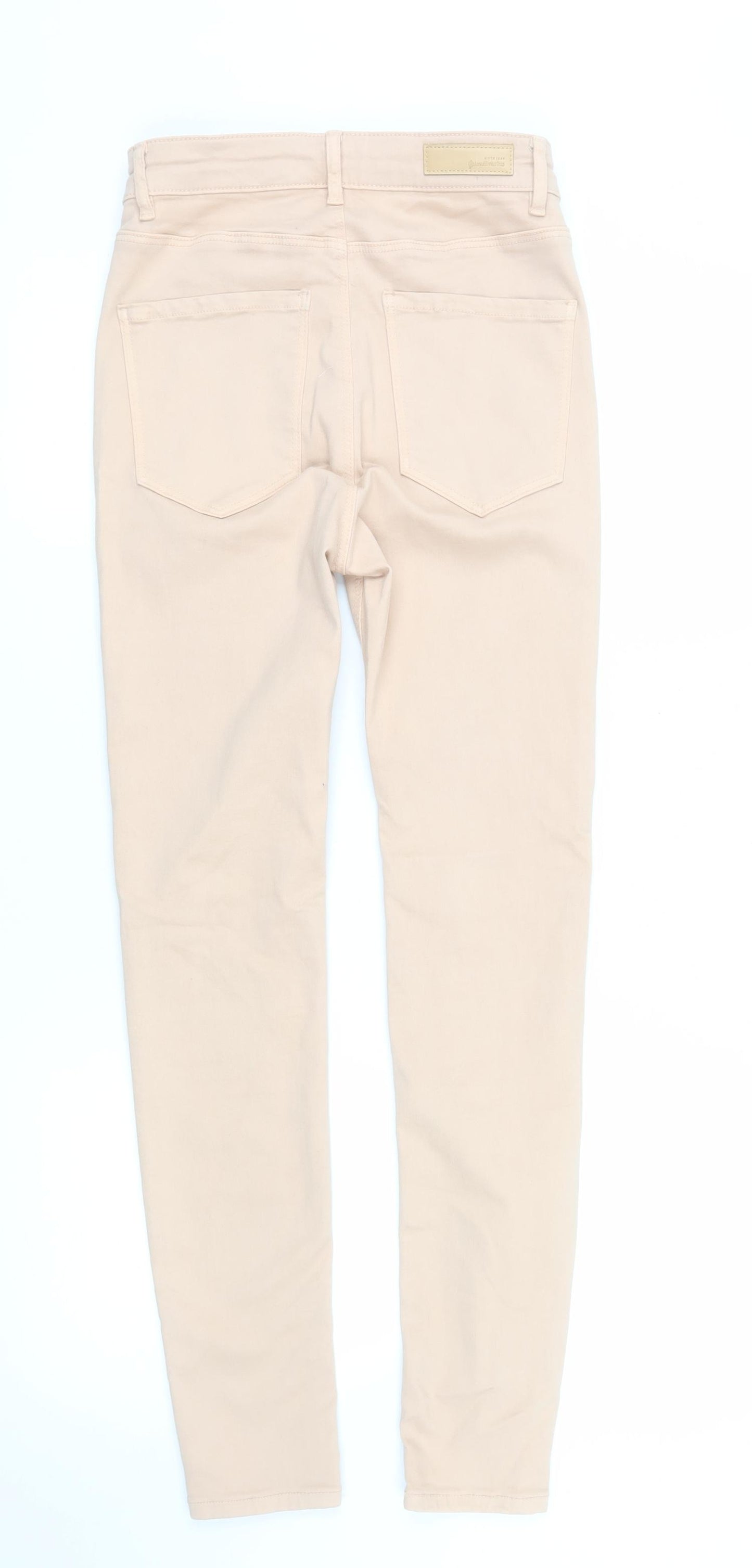 Stradivarius Women’s Beige High Waist Skinny Jeans Size 10