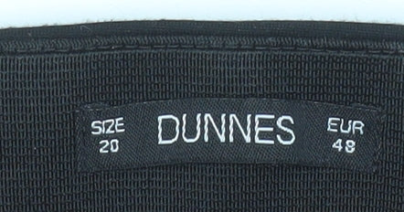 Dunnes Women’s Black Stretch Trousers Size 20 Plus Fit