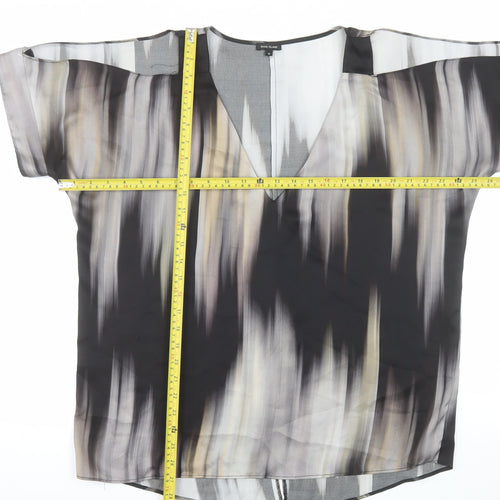 River Island Women’s Multicoloured V-Neck Tunic Blouse Size 16