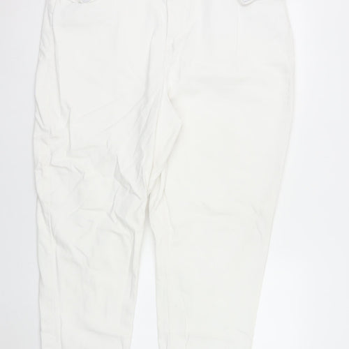 Primark Womens White Size 20 Straight Leg Denim Jeans