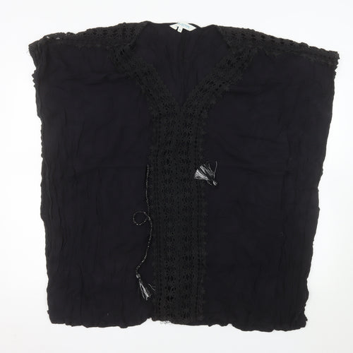 Debenhams The Collection Black Viscose Tunic Top Women’s M