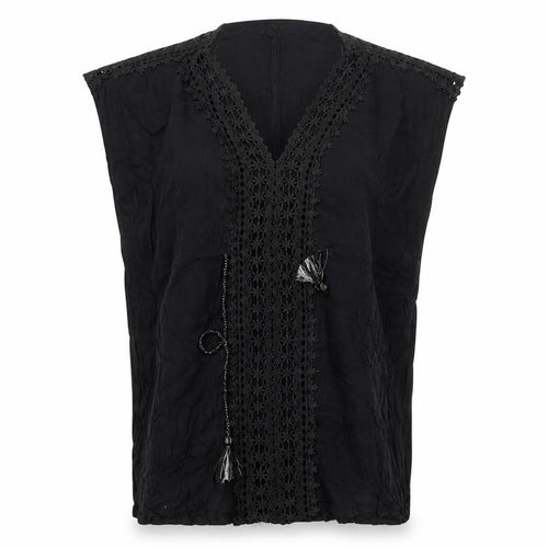 Debenhams The Collection Black Viscose Tunic Top Women’s M