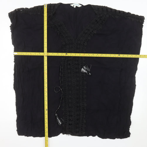 Debenhams The Collection Black Viscose Tunic Top Women’s M