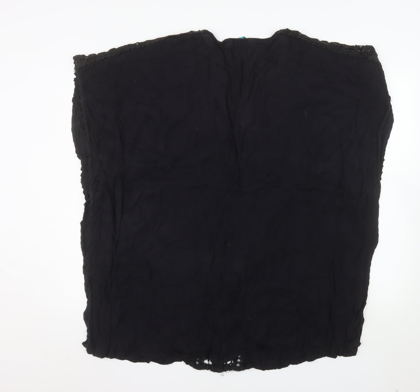 Debenhams The Collection Black Viscose Tunic Top Women’s M
