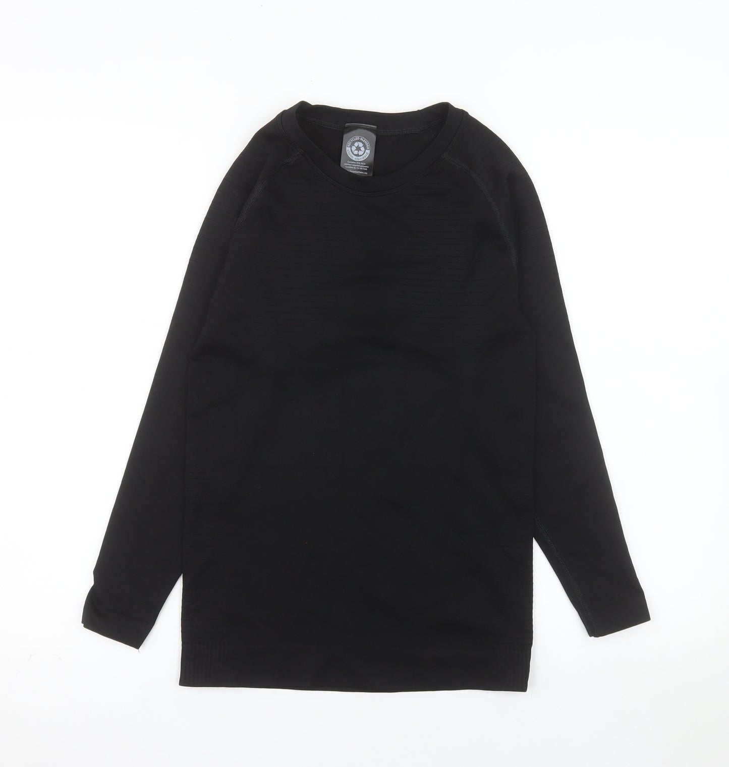 Crivit Women's Black Long Sleeve Athletic T-Shirt Size 12