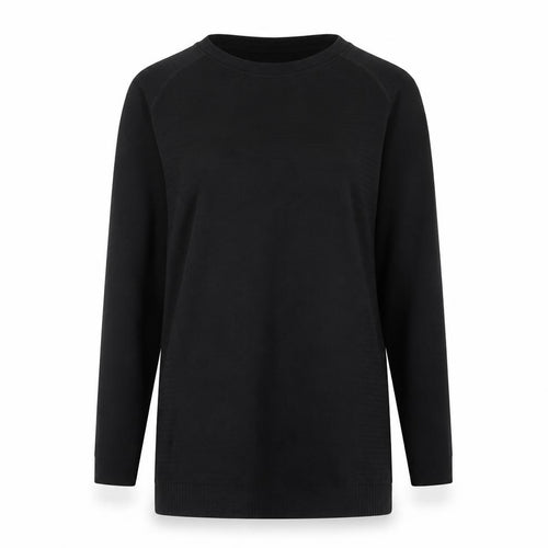 Crivit Women's Black Long Sleeve Athletic T-Shirt Size 12