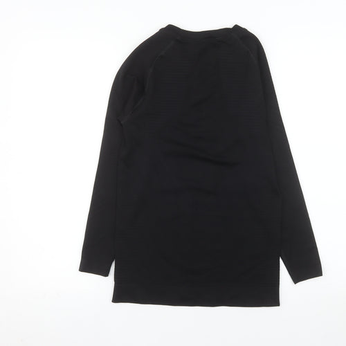 Crivit Women's Black Long Sleeve Athletic T-Shirt Size 12