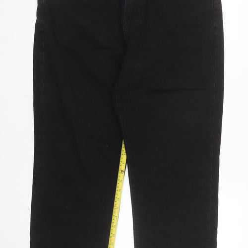 Next Women’s Black Straight Jeans Size 14 Regular Fit Denim