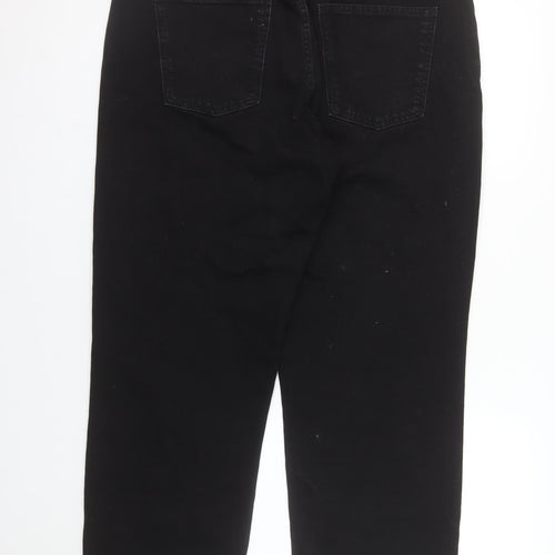 Next Women’s Black Straight Jeans Size 14 Regular Fit Denim