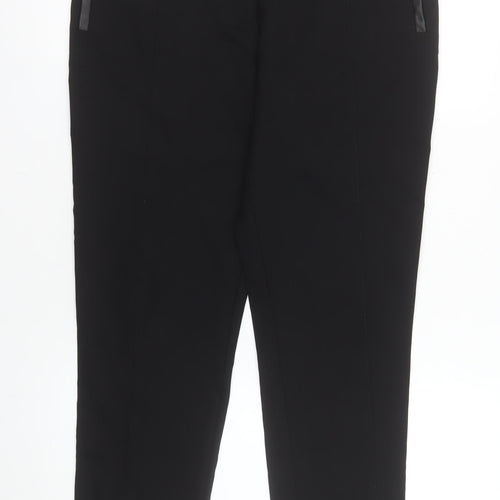 River Island Women’s Black Size 14 Cropped Slim Trousers
