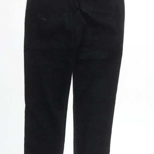 Terranova Women's Black Corduroy Skinny Trousers Size M