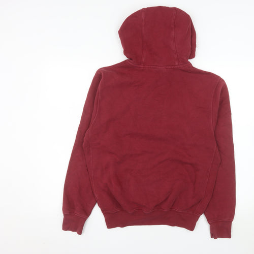 Nike Men's Red Pullover Hoodie XS Graphic Sports Fleece