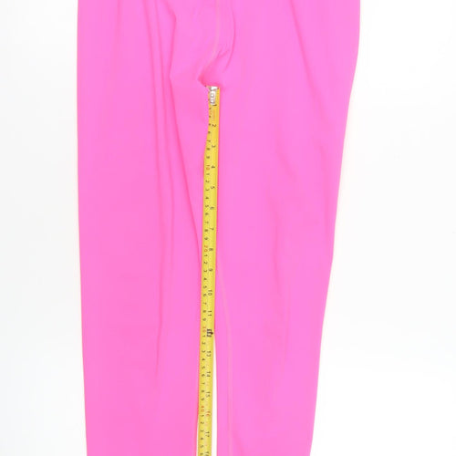 Montirex Womens Pink Slim Fit Leggings Size M Activewear