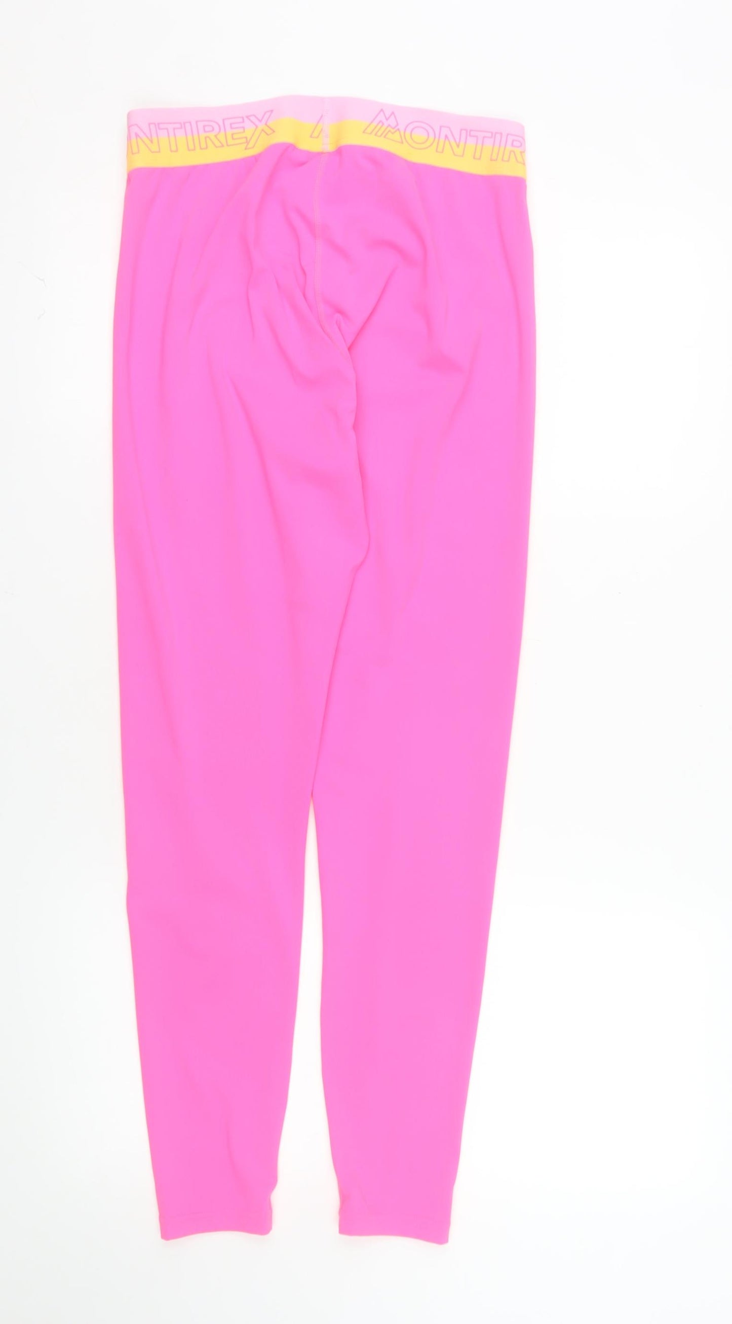 Montirex Womens Pink Slim Fit Leggings Size M Activewear