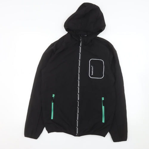 Bekking Men's Black M Windbreaker Hooded Jacket