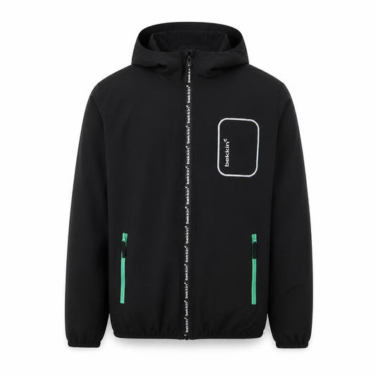 Bekking Men's Black M Windbreaker Hooded Jacket