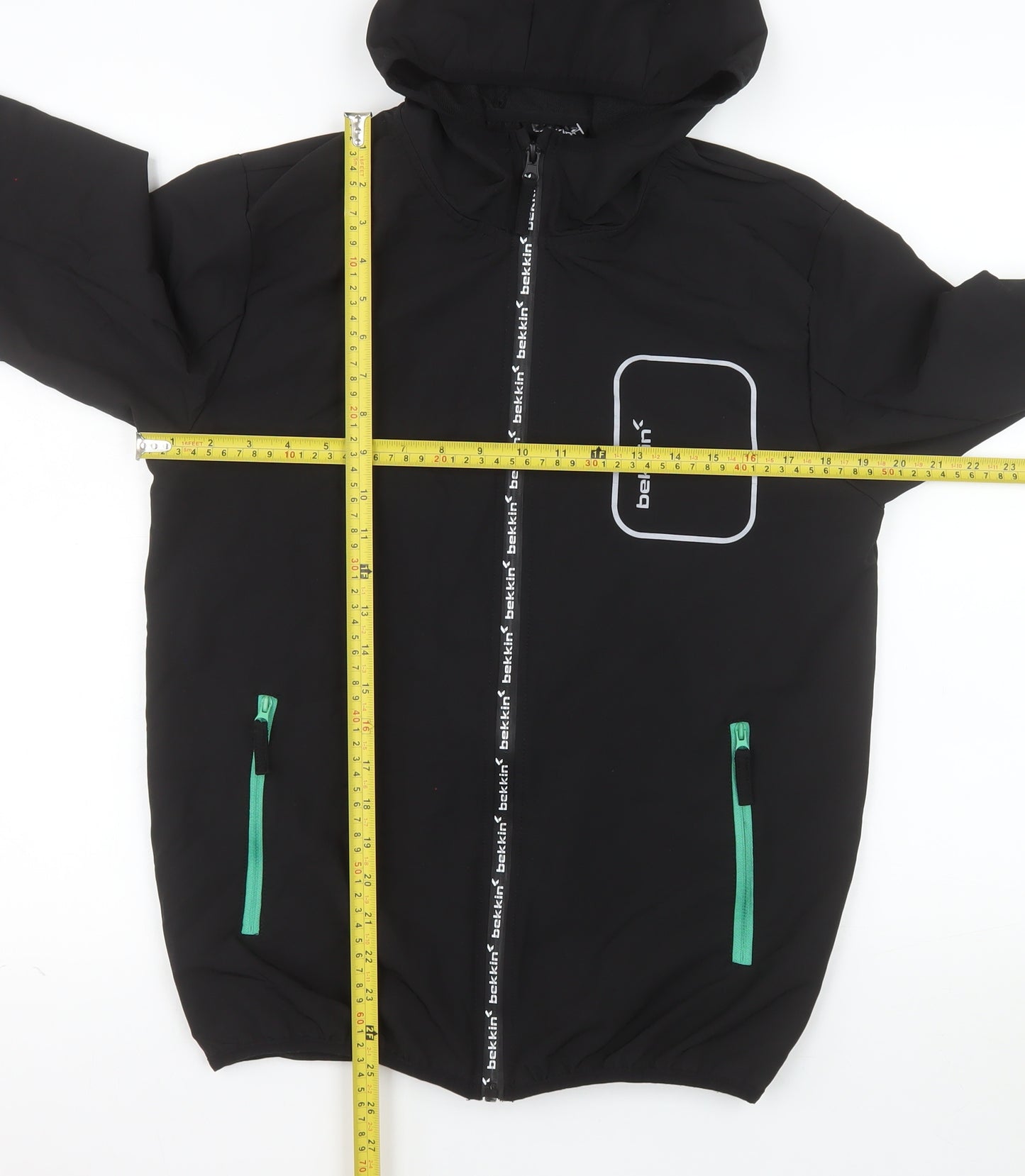 Bekking Men's Black M Windbreaker Hooded Jacket