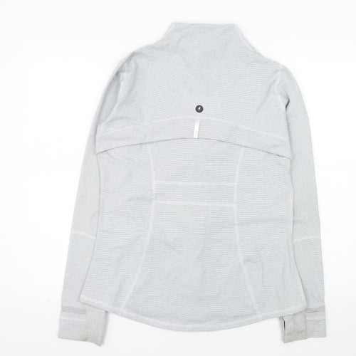 Powercut Women's Grey Full Zip Lightweight Jacket UK 14