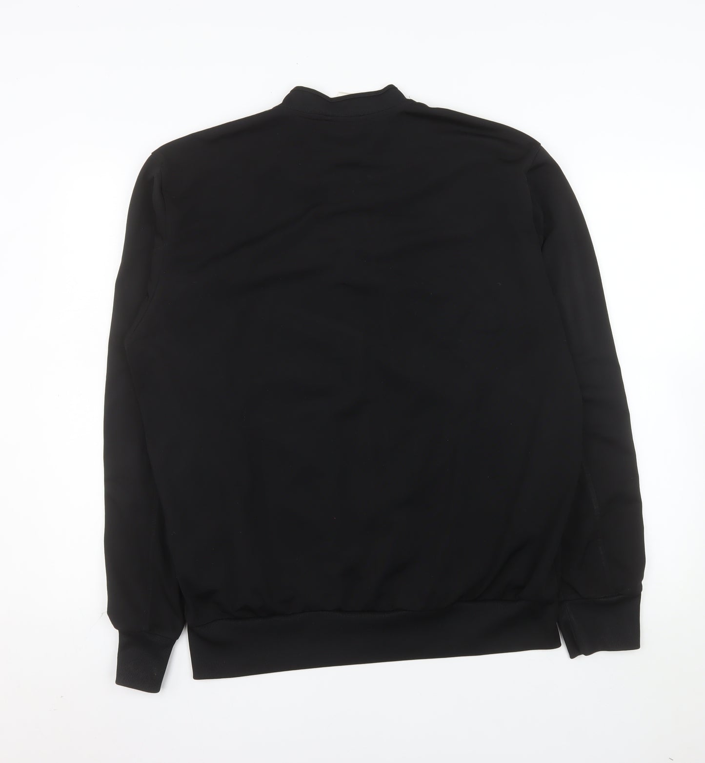 Adidas Women's Black Full Zip Bomber Jacket Size L Sportswear