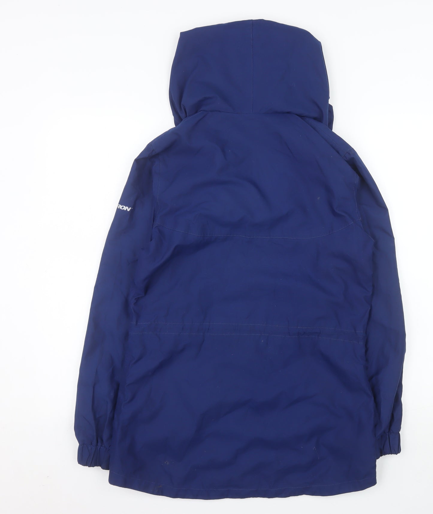 Portwest Women Blue Size 8 Hooded Parka Jacket Waterproof Lined
