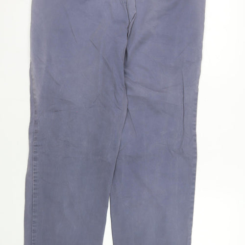 Gap Men's Blue 36x32 Chino Trousers Straight Regular Fit