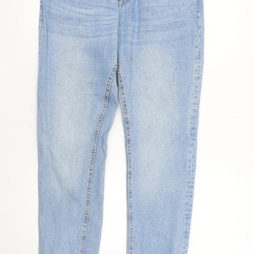 Bershka Denim Men Blue Slim Fit Light Wash Jeans 36W 36L